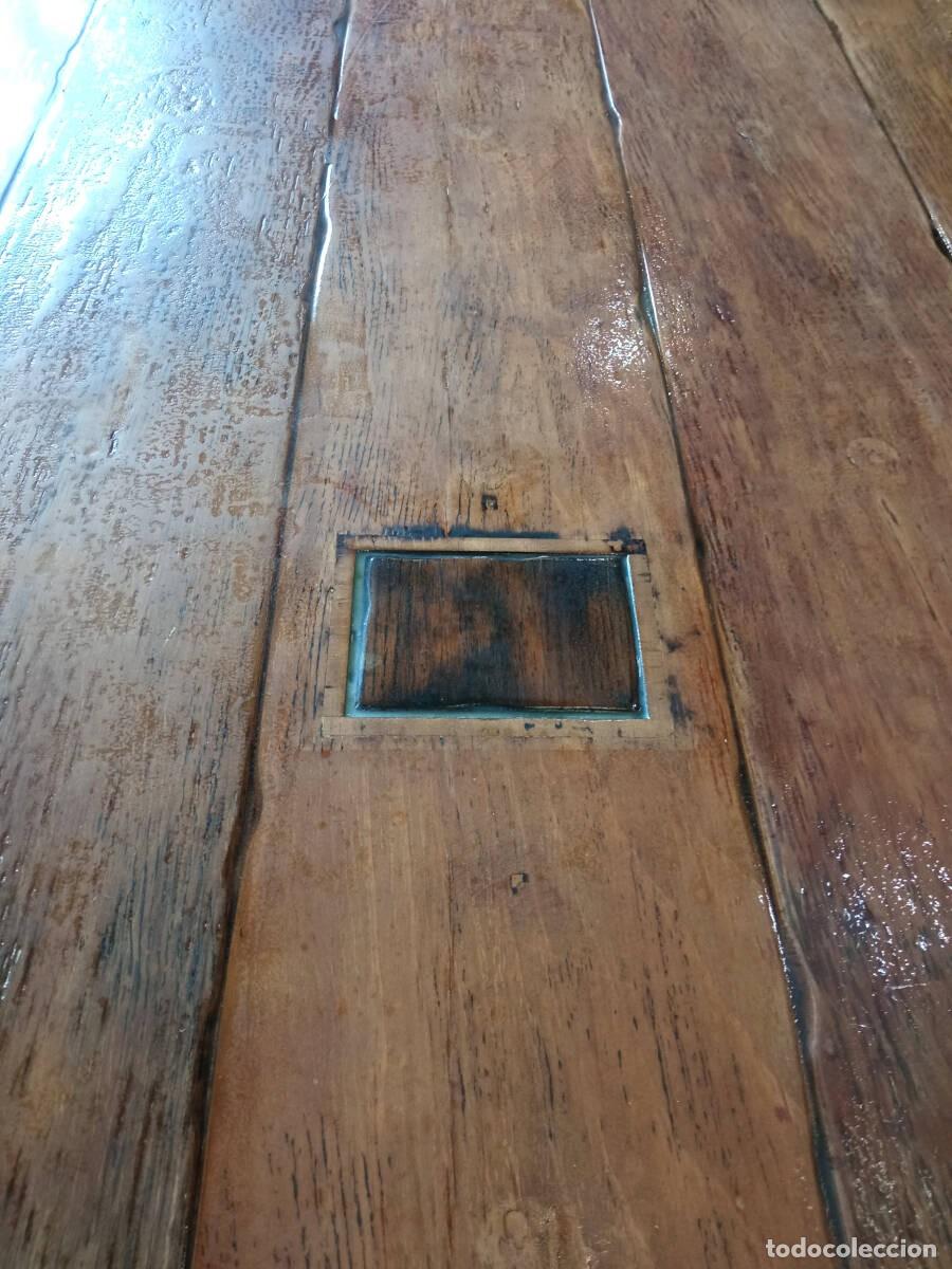 Antig&uuml;edades: Mesa de comedor port&oacute;n antiguo de roble - Foto 4