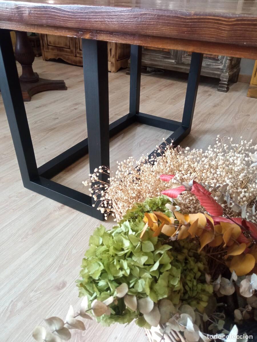 Antig&uuml;edades: Mesa de comedor port&oacute;n antiguo de roble - Foto 5