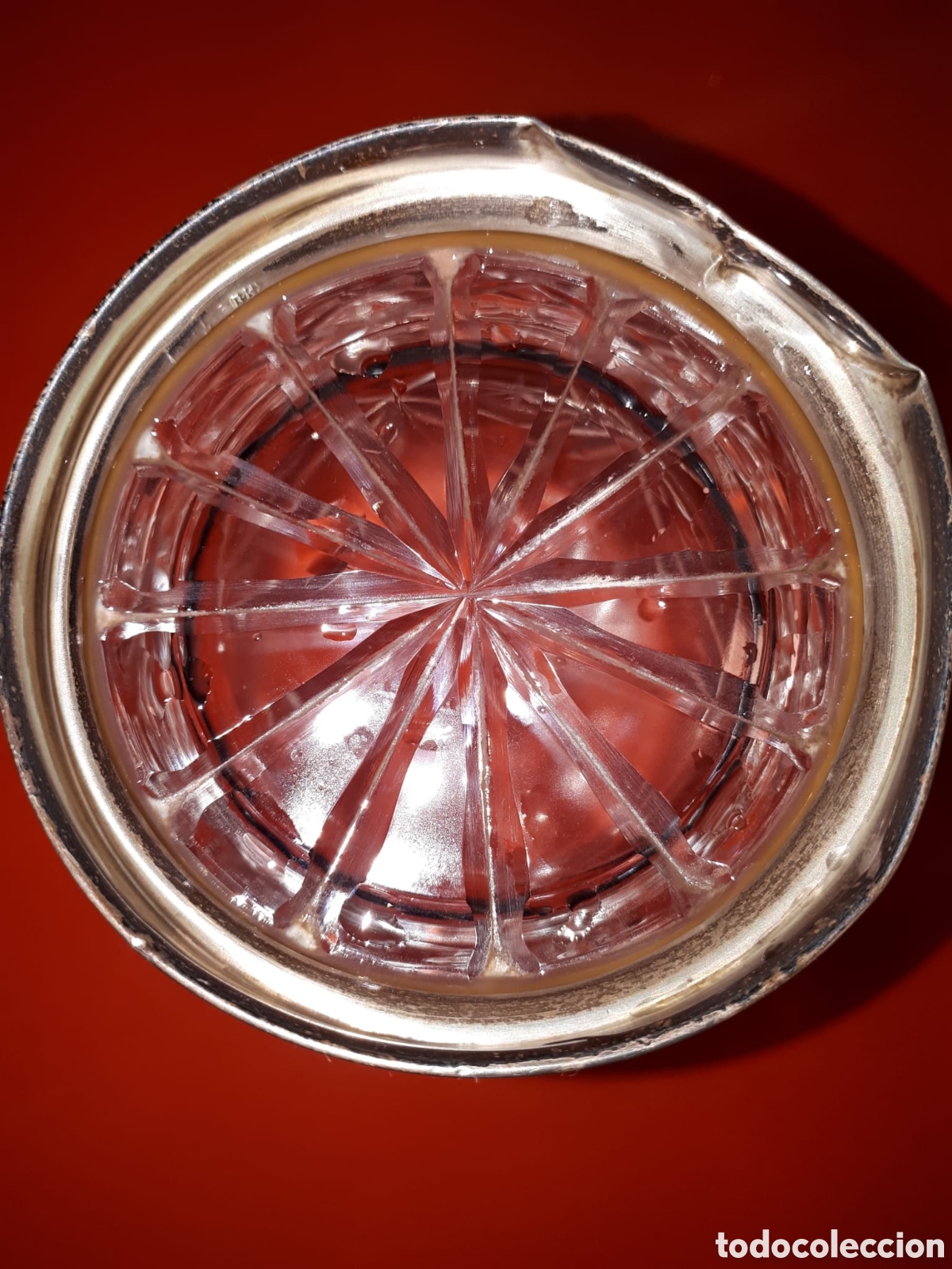 Antig&uuml;edades: JARRA-BOTELLA CON VASO, CRISTAL Y PLATA - Foto 6