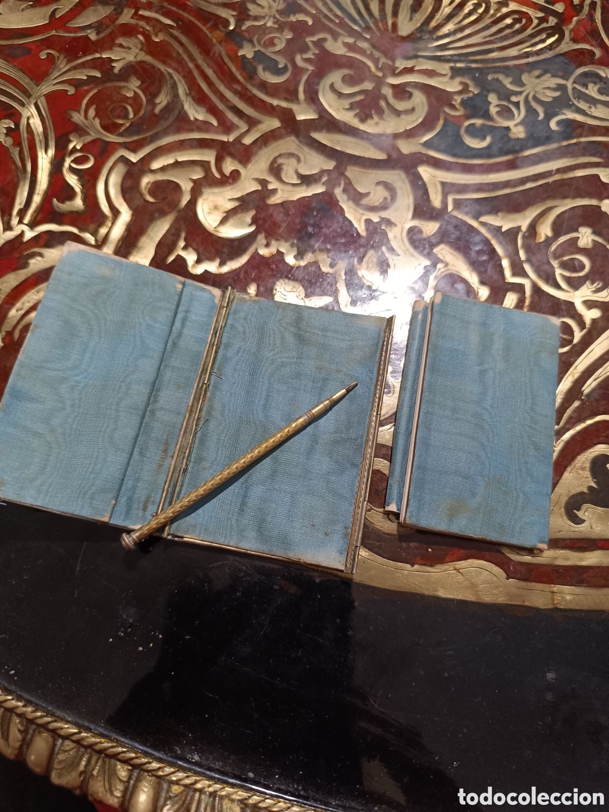 Antig&uuml;edades: Carnet de baile de plata &rdquo;RECUERDO&rdquo; - Foto 5