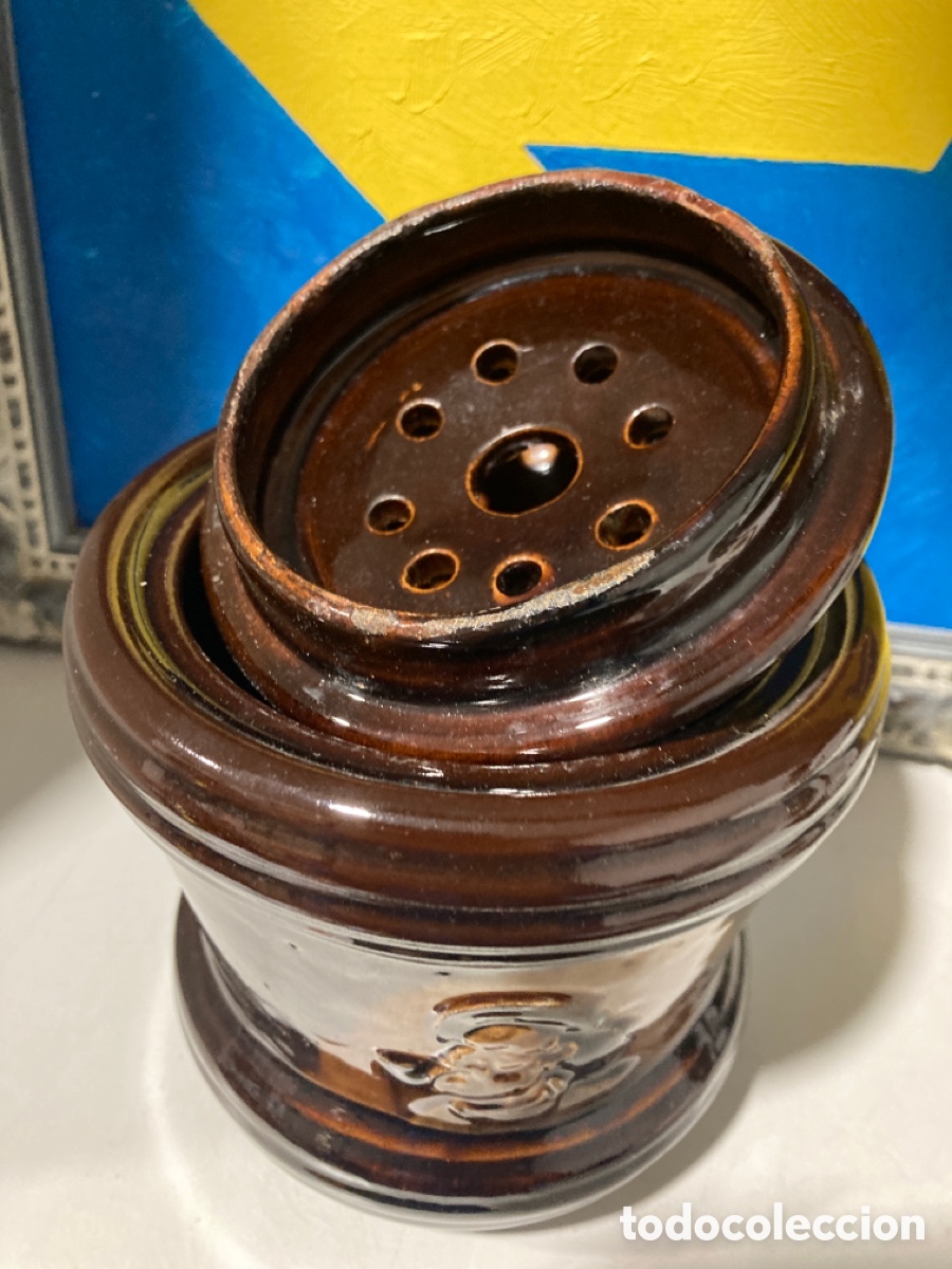Antig&uuml;edades: Urna recipiente tabaco de pipa - Foto 5