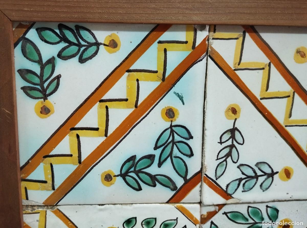 Antig&uuml;edades: CUADRO DE AZULEJOS CATALANES SIGLO XIX - Foto 3
