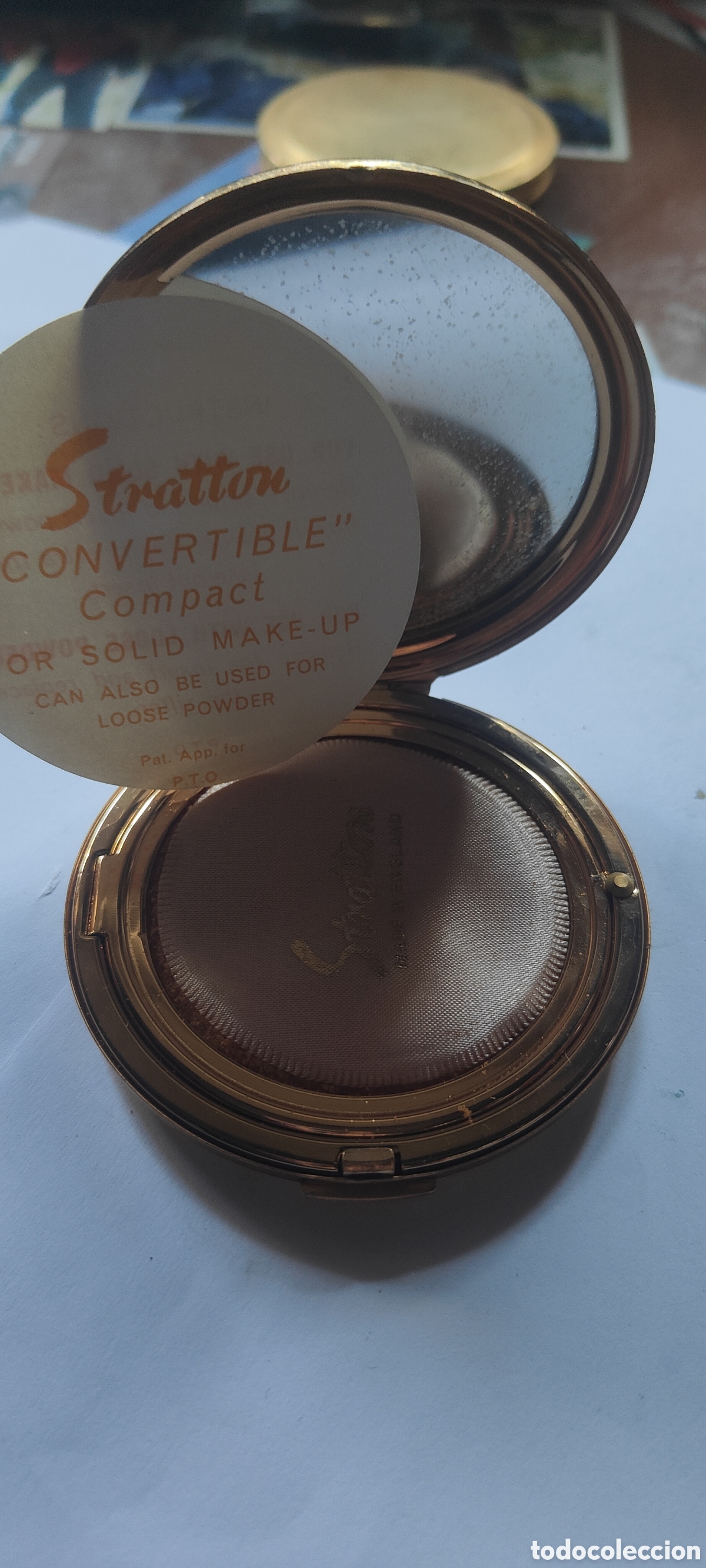 Antig&uuml;edades: ANTIGUA POLVERA MARCA STRATTON - Foto 2