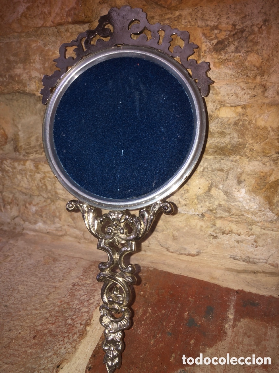 Antig&uuml;edades: antiguo espejo tocador - Foto 3