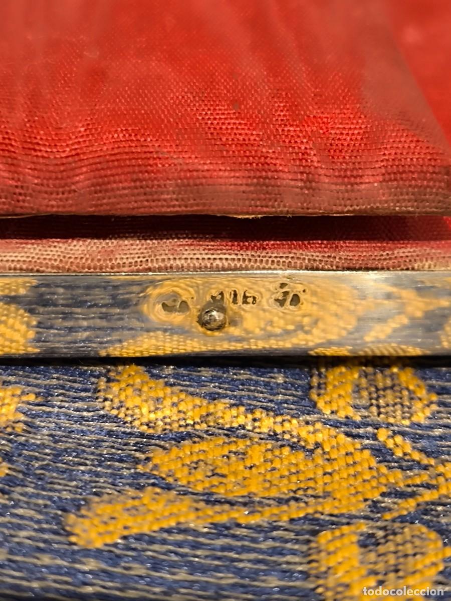 Antig&uuml;edades: ESMALTE ASIATICO CON MARCO EN PLATA - Foto 12