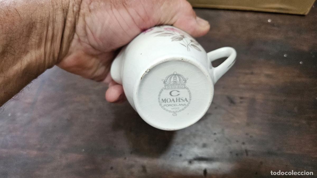 Antig&uuml;edades: jarra de porcelana flores - Foto 2