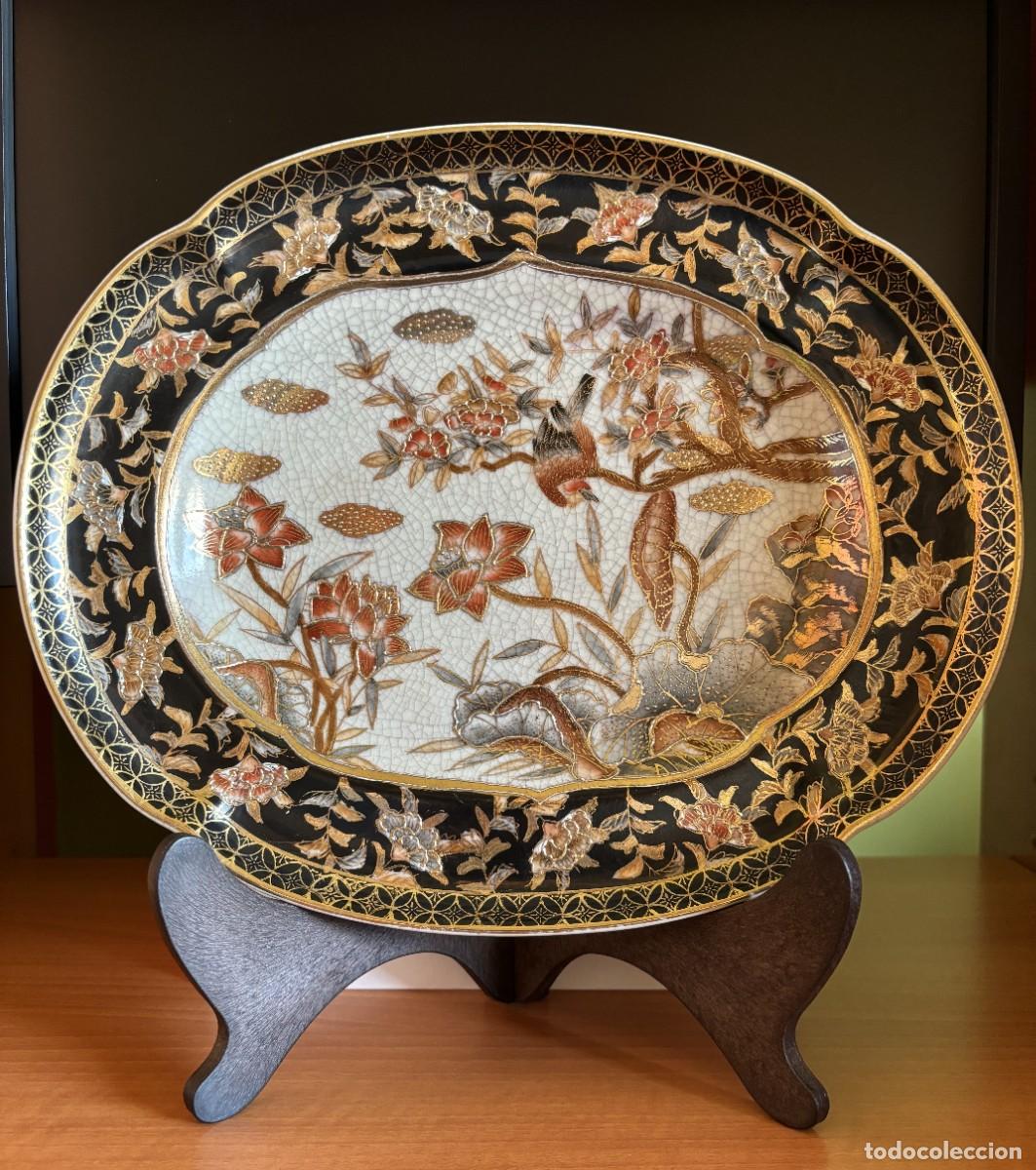 Antig&uuml;edades: BANDEJA DE PORCELANA DE MACAO - Foto 1