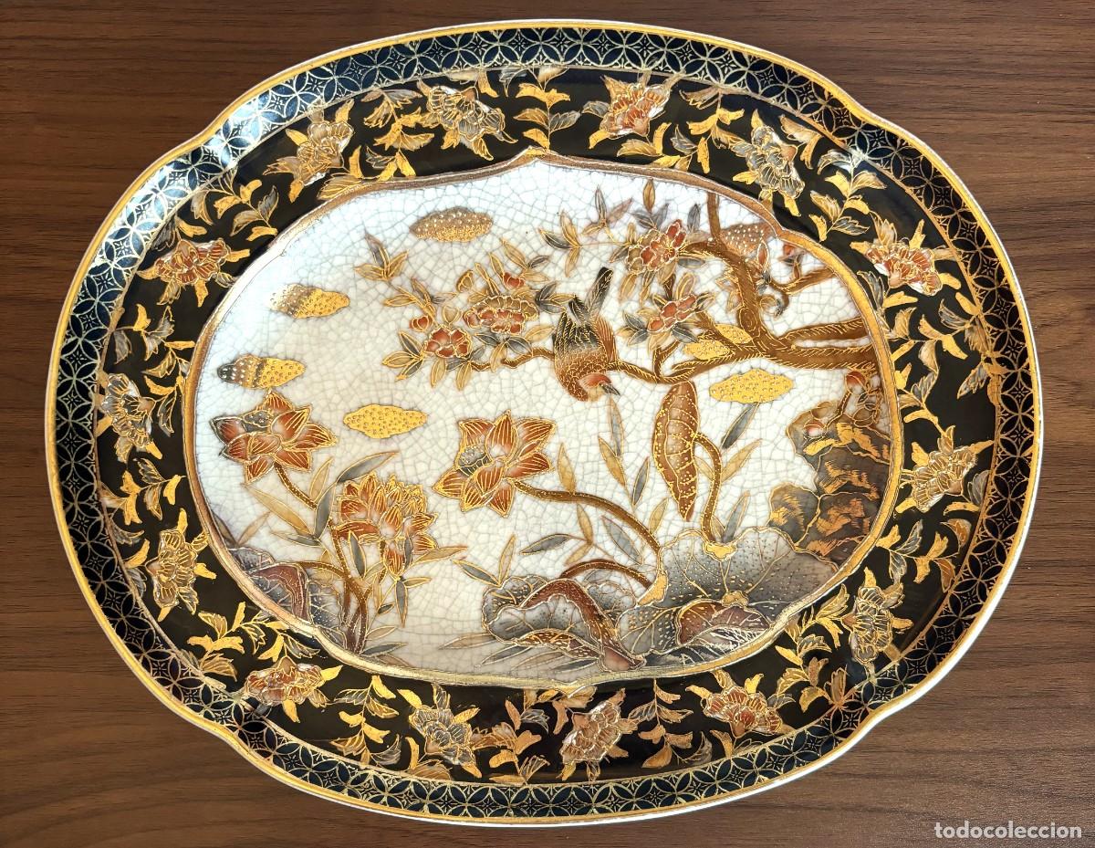 Antig&uuml;edades: BANDEJA DE PORCELANA DE MACAO - Foto 2