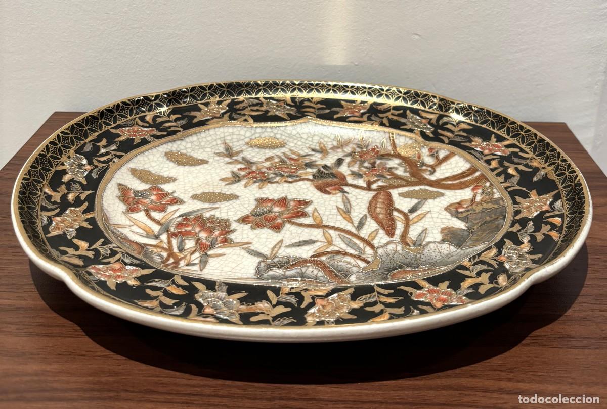 Antig&uuml;edades: BANDEJA DE PORCELANA DE MACAO - Foto 4