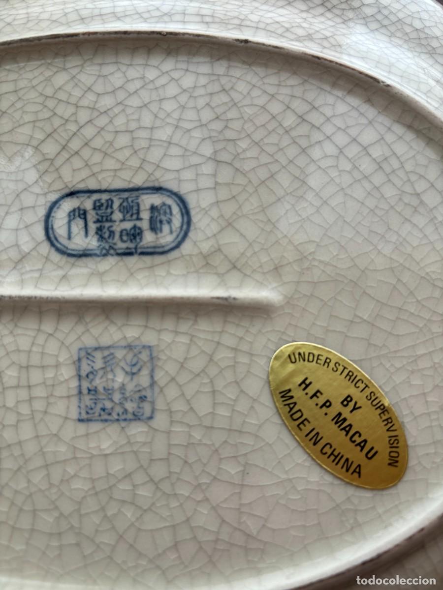 Antig&uuml;edades: BANDEJA DE PORCELANA DE MACAO - Foto 6