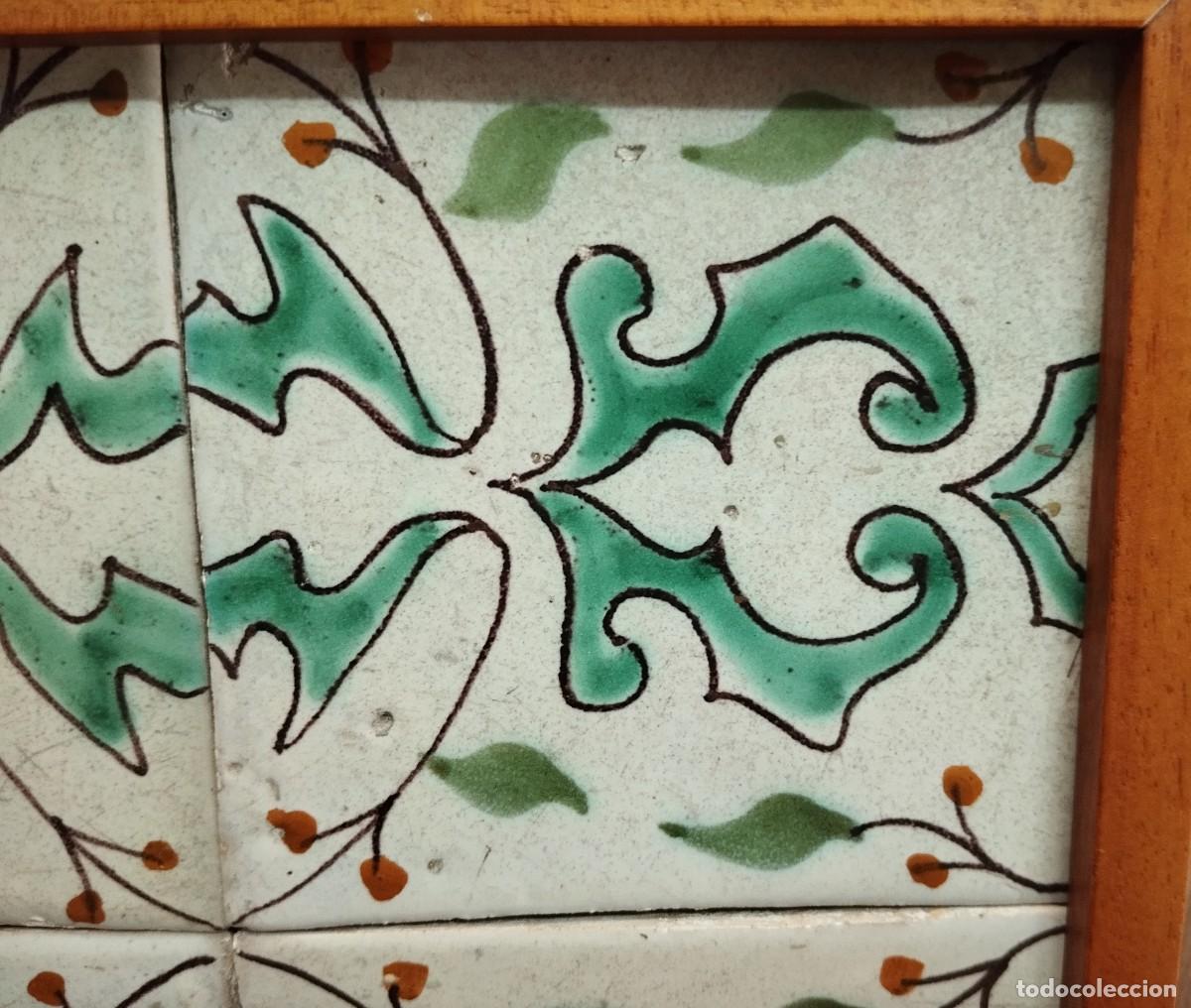Antig&uuml;edades: CUADRO DE AZULEJOS CATALANES SIGLO XIX - Foto 5