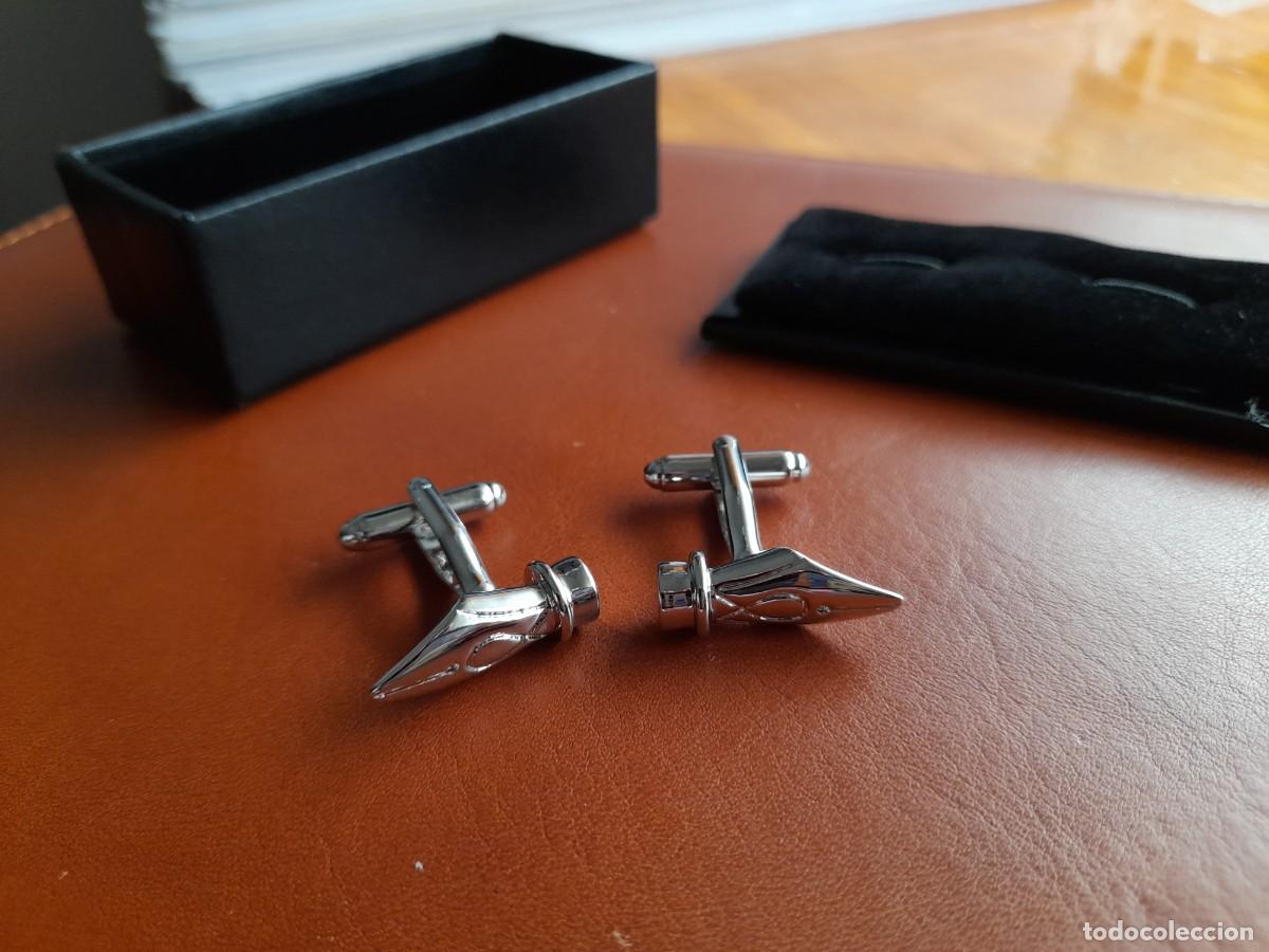 Antig&uuml;edades: Gemelos pluma. Gemelos boligrafo - Foto 1