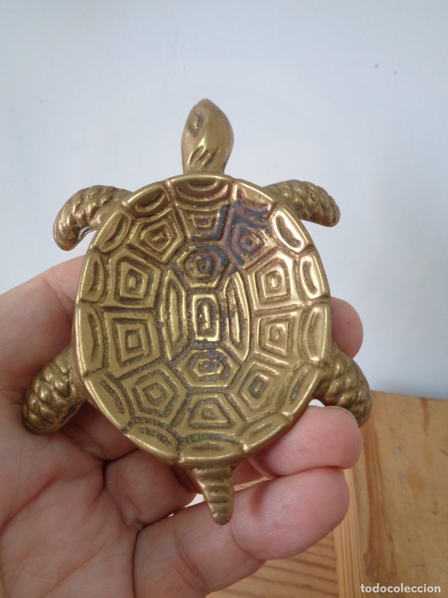 Antig&uuml;edades: &iexcl;&iexcl; TORTUGA. BRONCE. ORIGINAL. !! C-18. - Foto 1