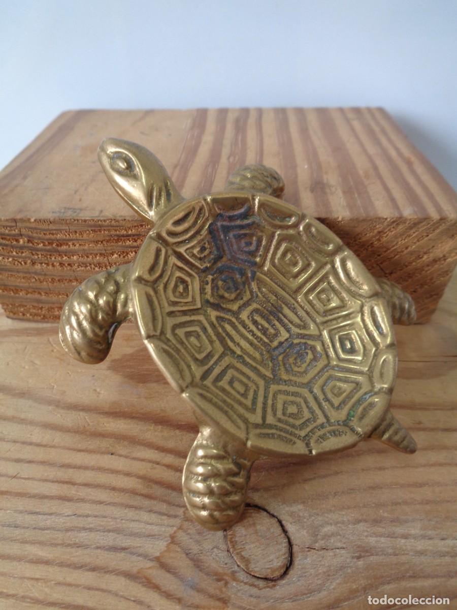 Antig&uuml;edades: &iexcl;&iexcl; TORTUGA. BRONCE. ORIGINAL. !! C-18. - Foto 3