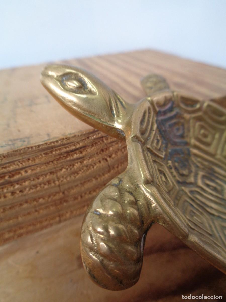 Antig&uuml;edades: &iexcl;&iexcl; TORTUGA. BRONCE. ORIGINAL. !! C-18. - Foto 4