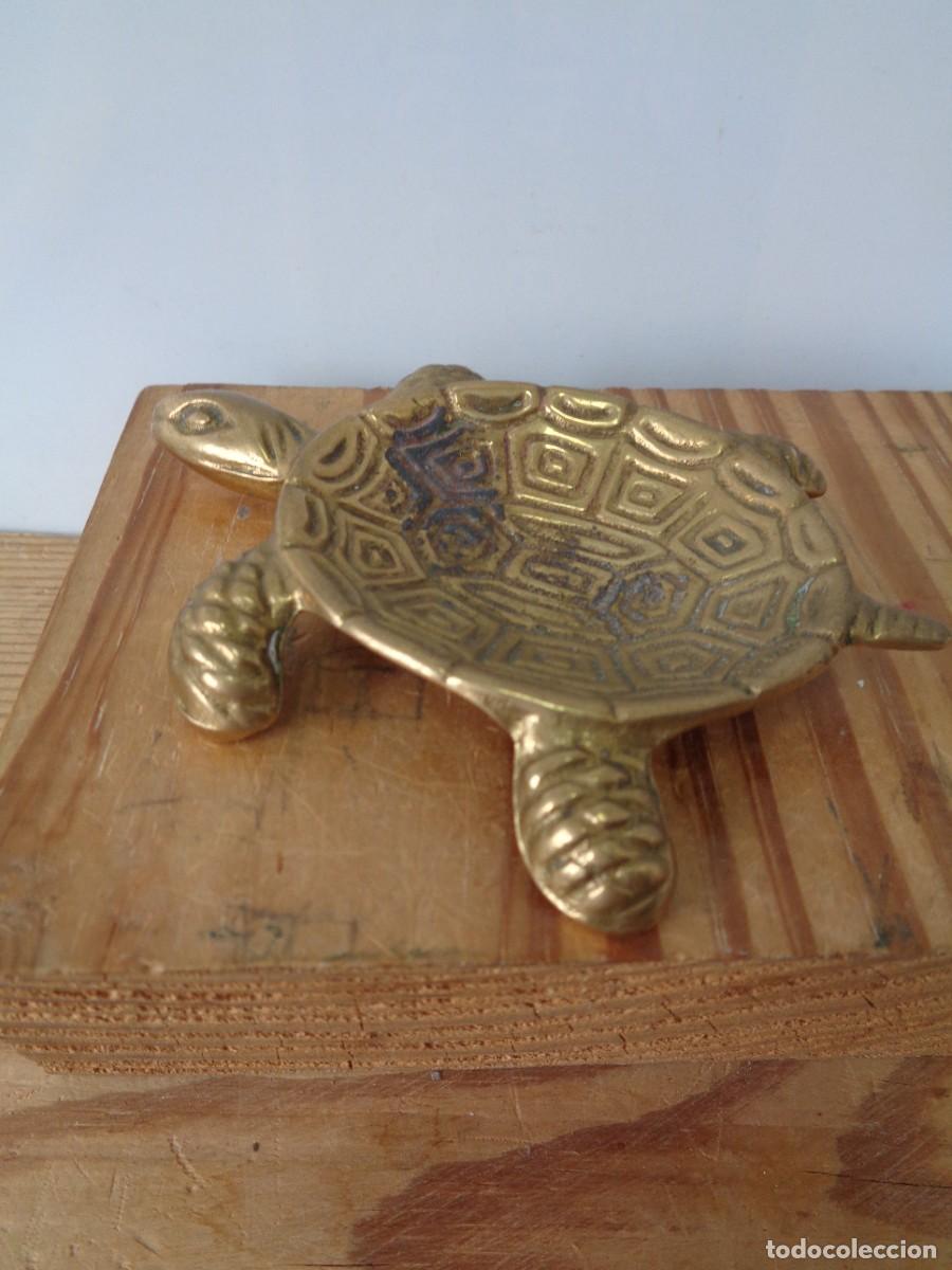 Antig&uuml;edades: &iexcl;&iexcl; TORTUGA. BRONCE. ORIGINAL. !! C-18. - Foto 5