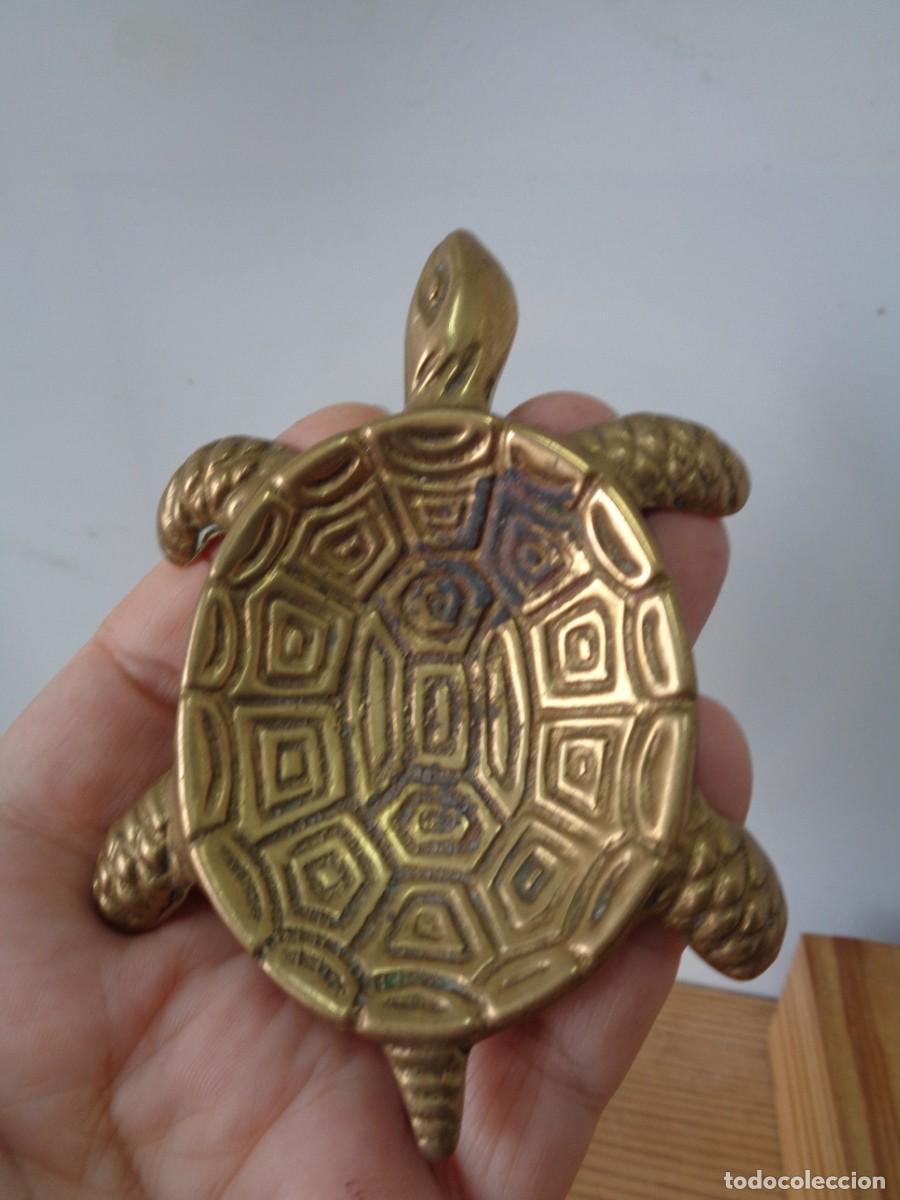 Antig&uuml;edades: &iexcl;&iexcl; TORTUGA. BRONCE. ORIGINAL. !! C-18. - Foto 8