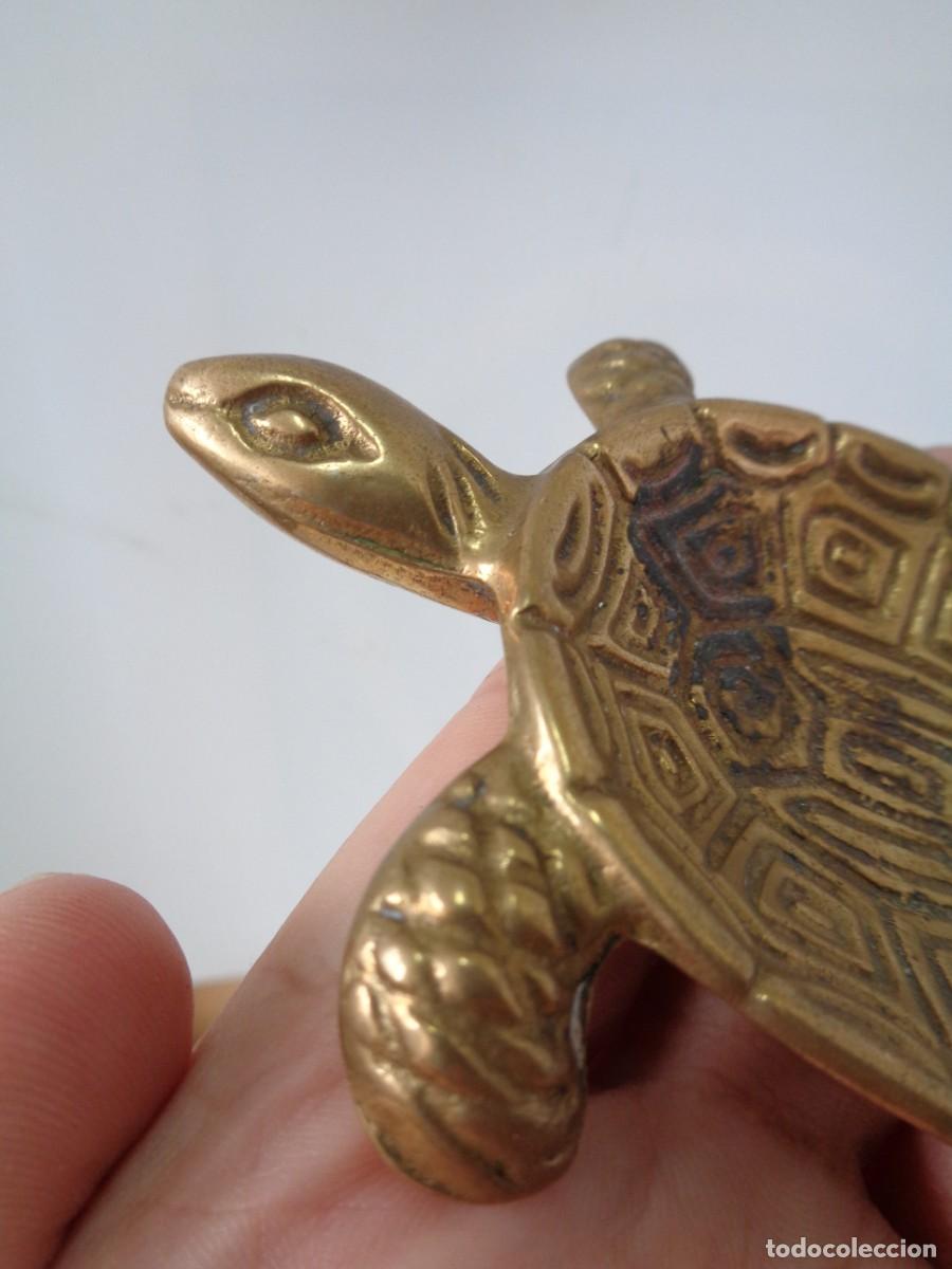 Antig&uuml;edades: &iexcl;&iexcl; TORTUGA. BRONCE. ORIGINAL. !! C-18. - Foto 9
