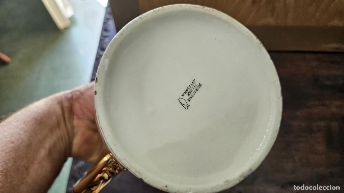 Antig&uuml;edades: tetera de porcelana antigua - Foto 4