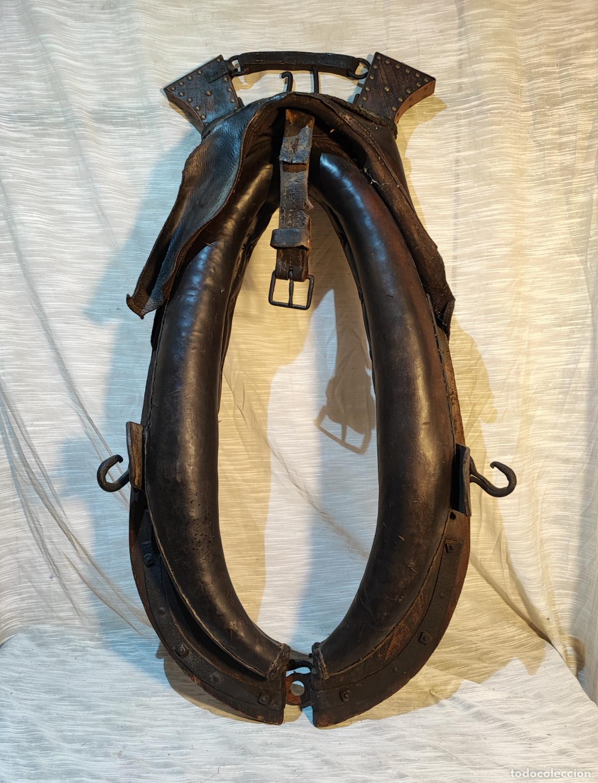 Antig&uuml;edades: ANTIGUO COLLAR DE CABALLO, GUARNICION, APERO - Foto 8