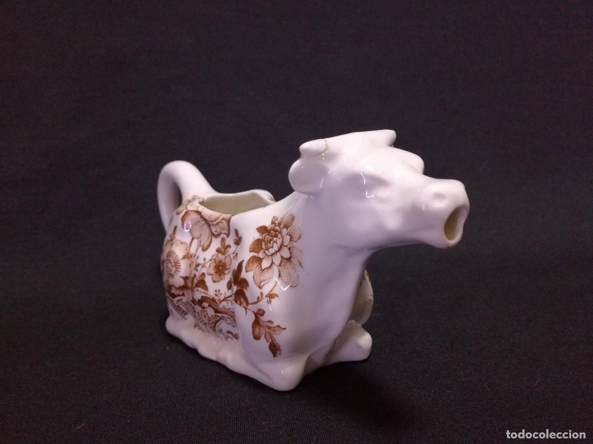 Antig&uuml;edades: ANTIGUA LECHERA DE CERAMICA INGLESA CROWN DEVON - Foto 3