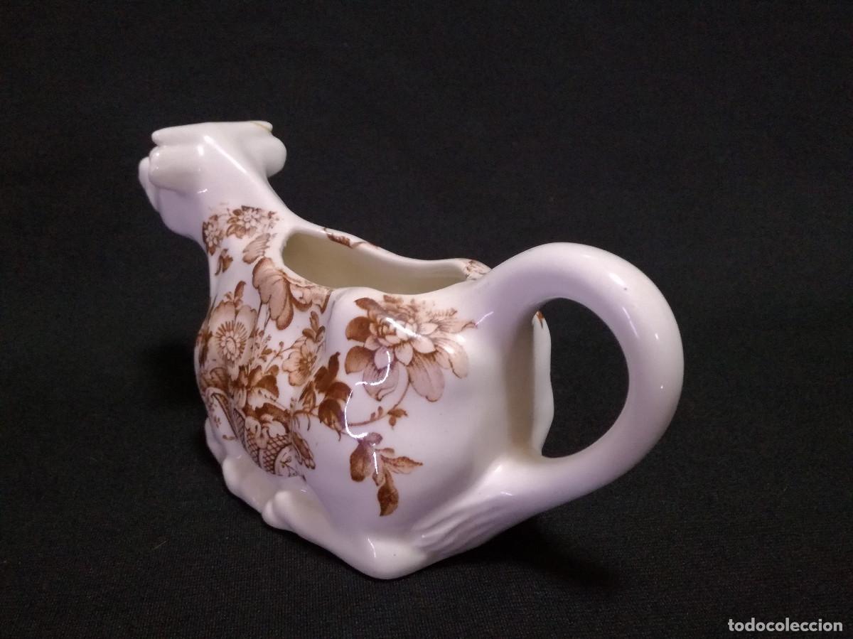 Antig&uuml;edades: ANTIGUA LECHERA DE CERAMICA INGLESA CROWN DEVON - Foto 8