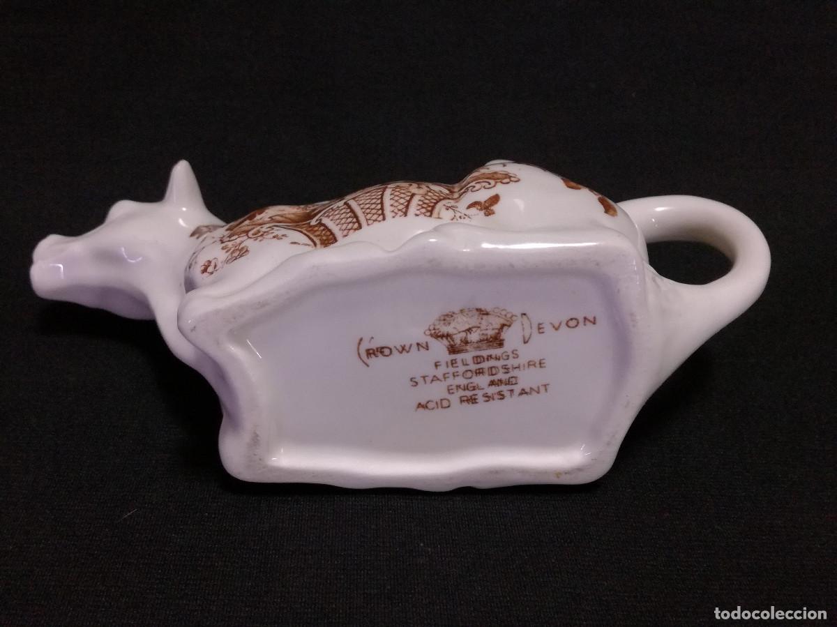 Antig&uuml;edades: ANTIGUA LECHERA DE CERAMICA INGLESA CROWN DEVON - Foto 10