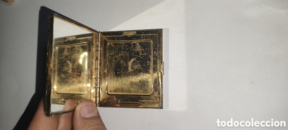 Antig&uuml;edades: ANTIGUA POLVERA CON BRILLANTINA - Foto 2