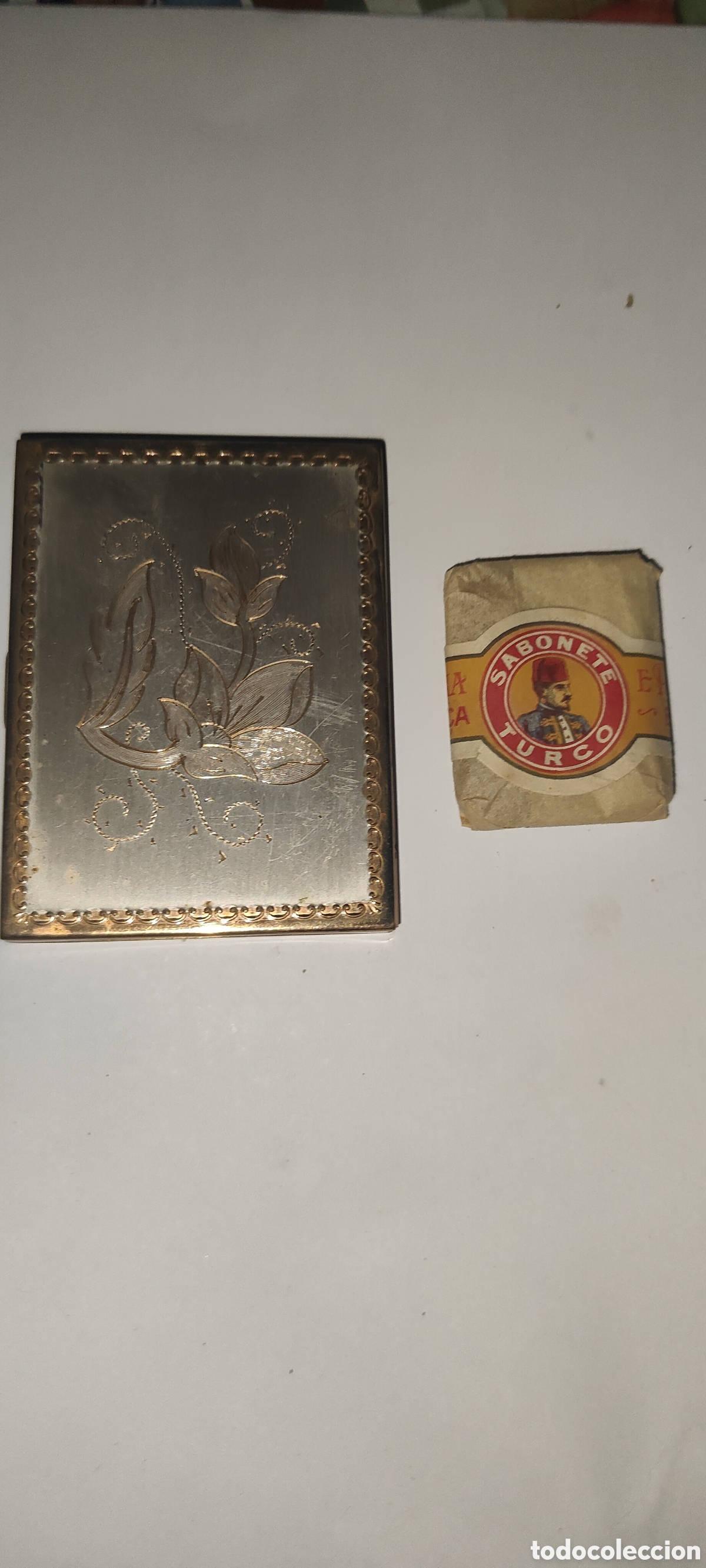 Antig&uuml;edades: ANTIGUA POLVERA CON REGALO - Foto 1