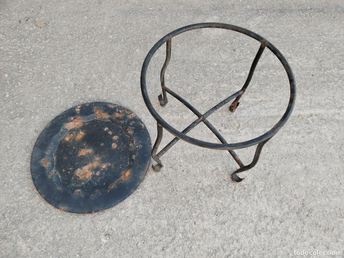 Antig&uuml;edades: mesa con bandeja redonda marroqui - Foto 3
