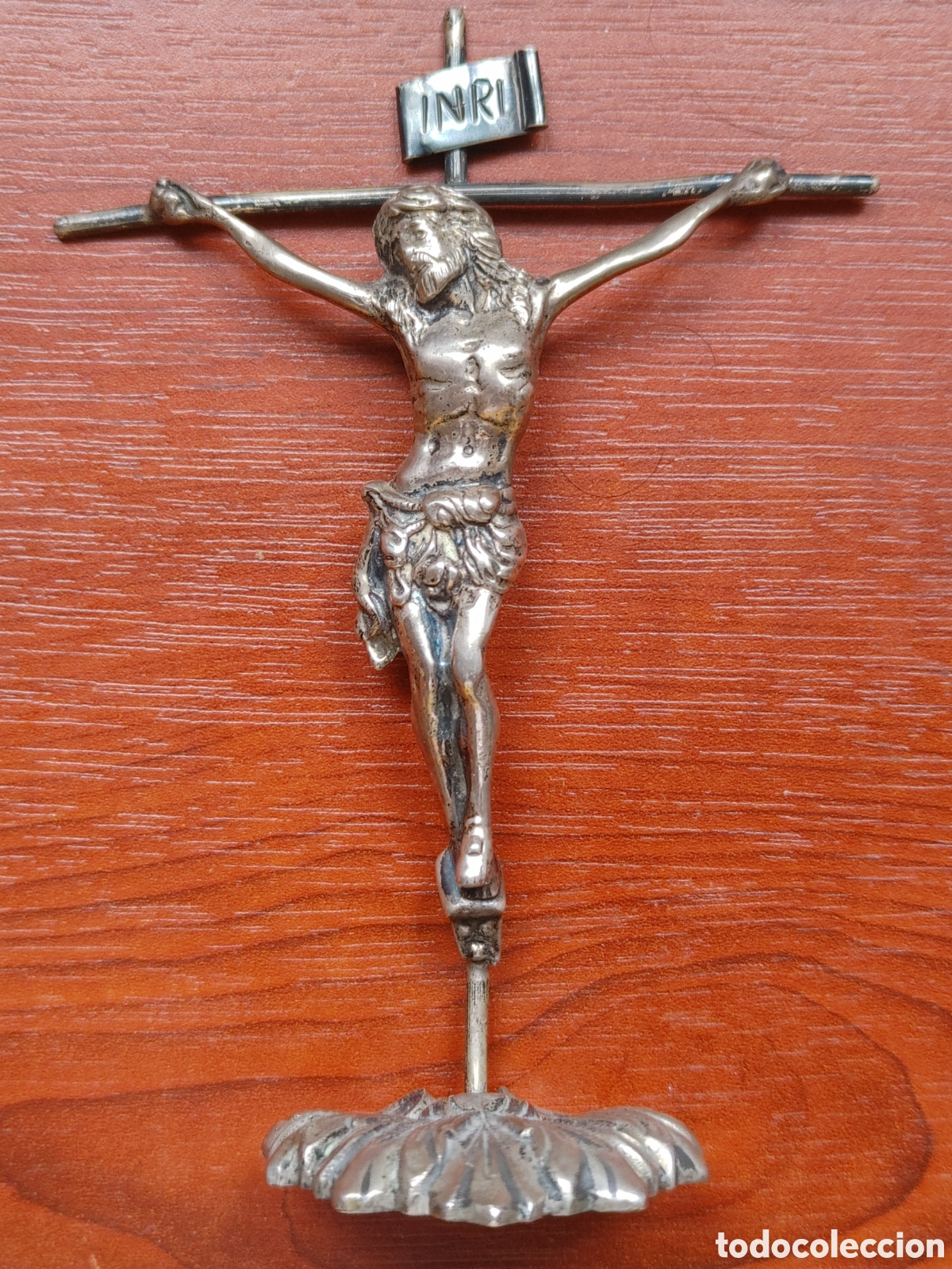 Antig&uuml;edades: Cristo realizado en plata. - Foto 5