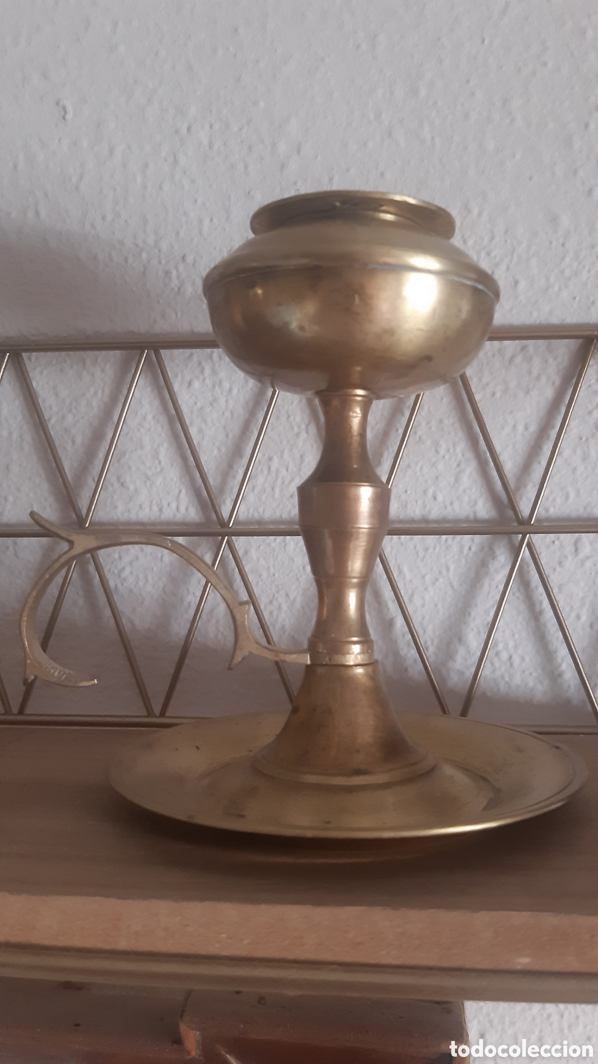 Antig&uuml;edades: Candil de bronce o lat&oacute;n - Foto 2