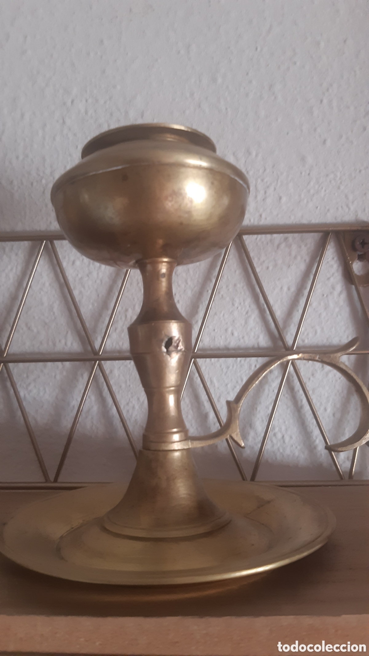 Antig&uuml;edades: Candil de bronce o lat&oacute;n - Foto 1
