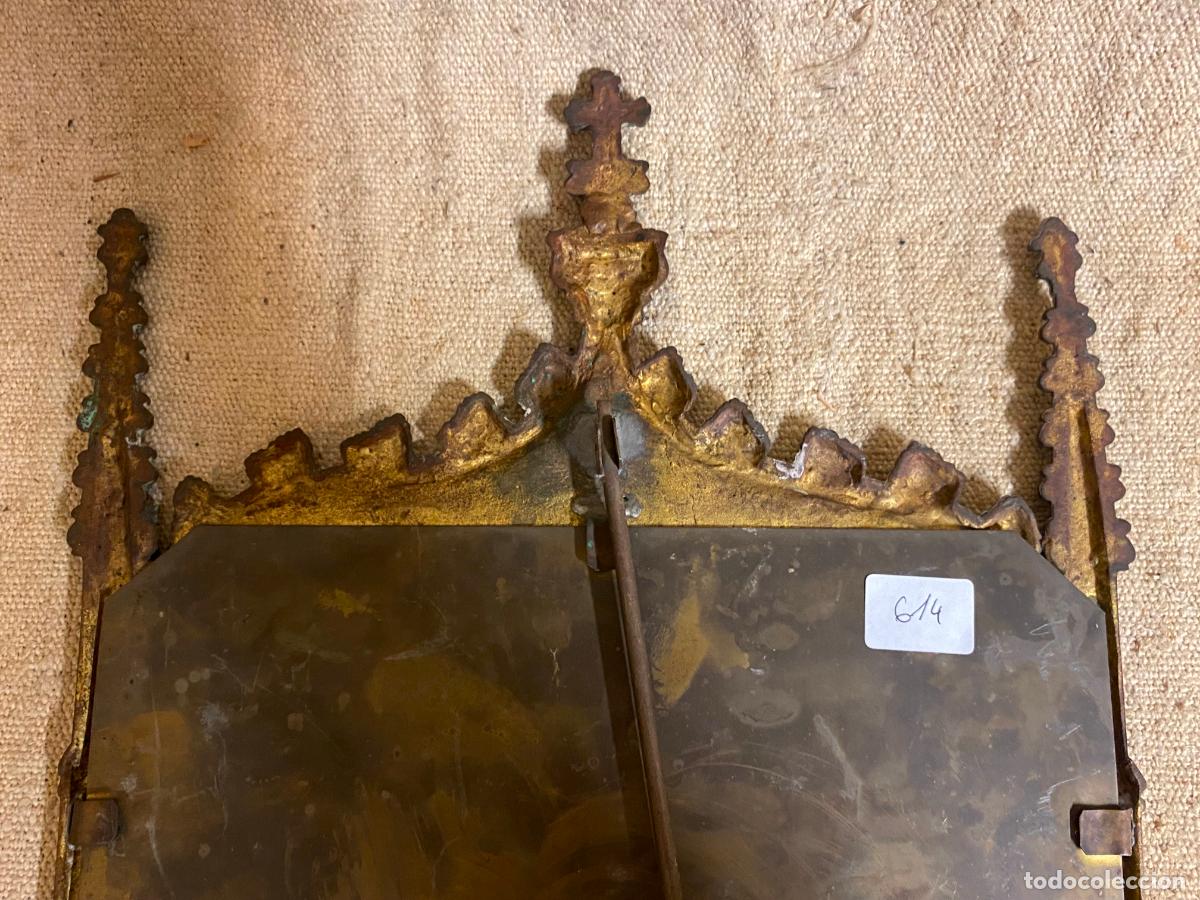 Antig&uuml;edades: sacra de bronce neogotico - Foto 2