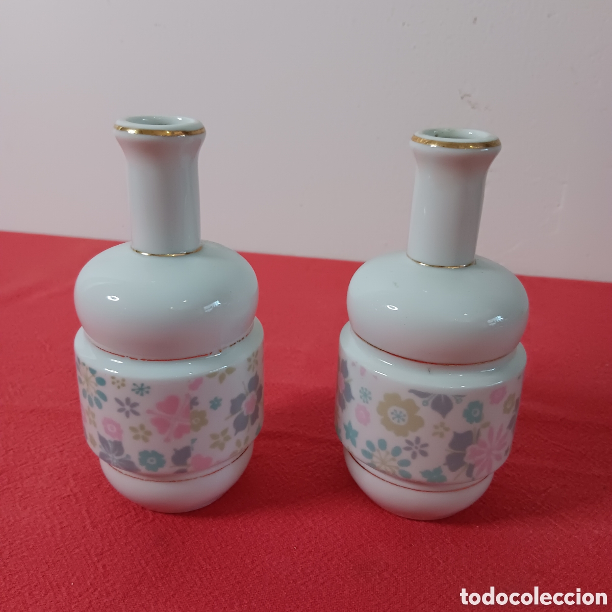 Antig&uuml;edades: JUEGO DE TOCADOR DE PORCELANA. - Foto 6