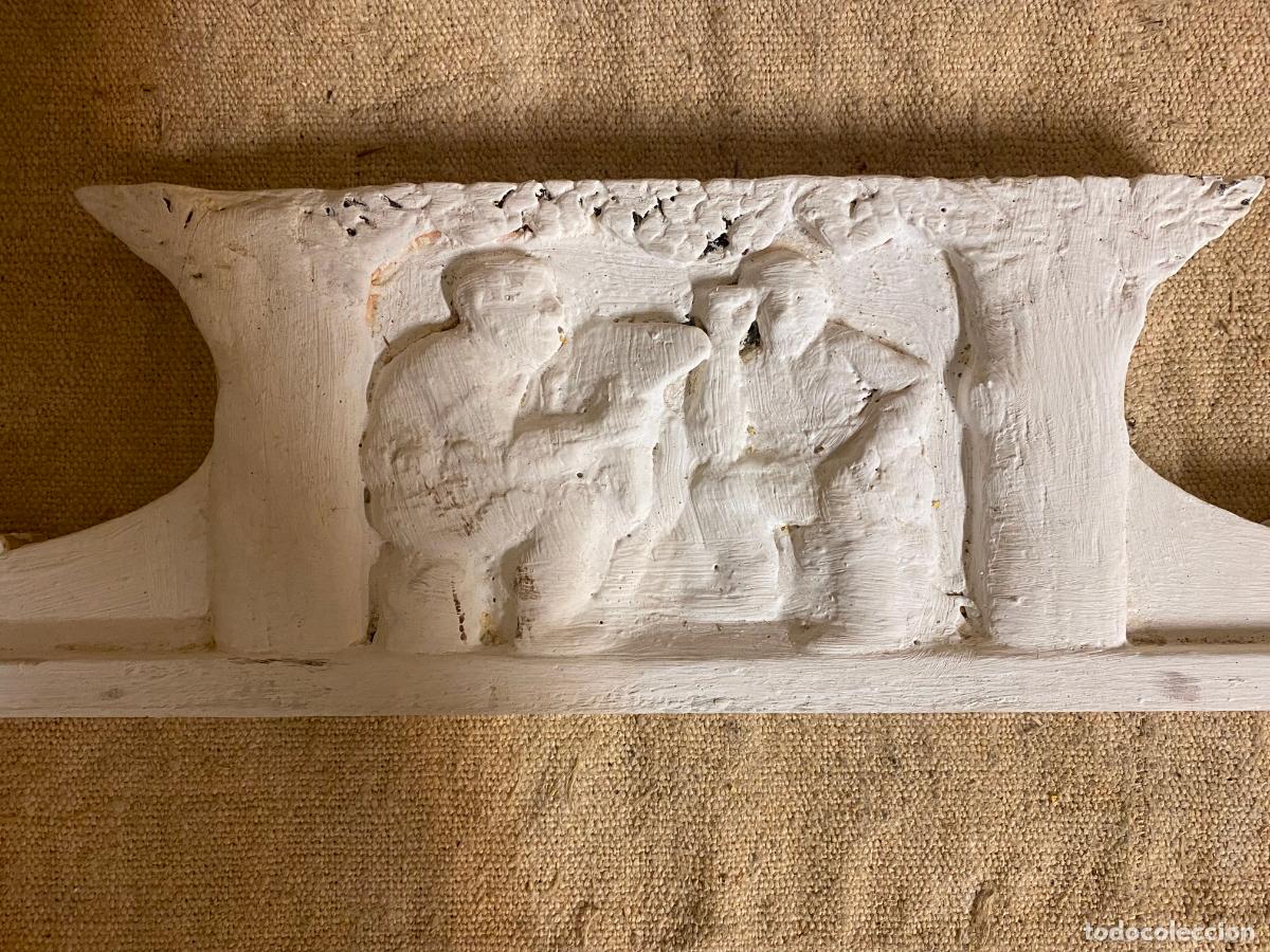 Antig&uuml;edades: talla de madera blanca - Foto 3