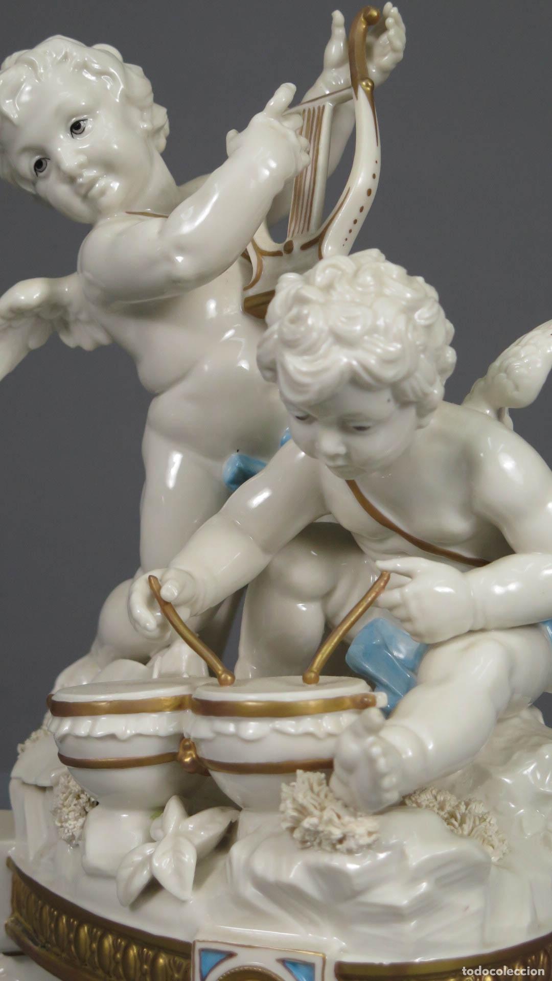 Antig&uuml;edades: ALEGORIA DE LA MUSICA. PUTTI. ALGORA. - Foto 3
