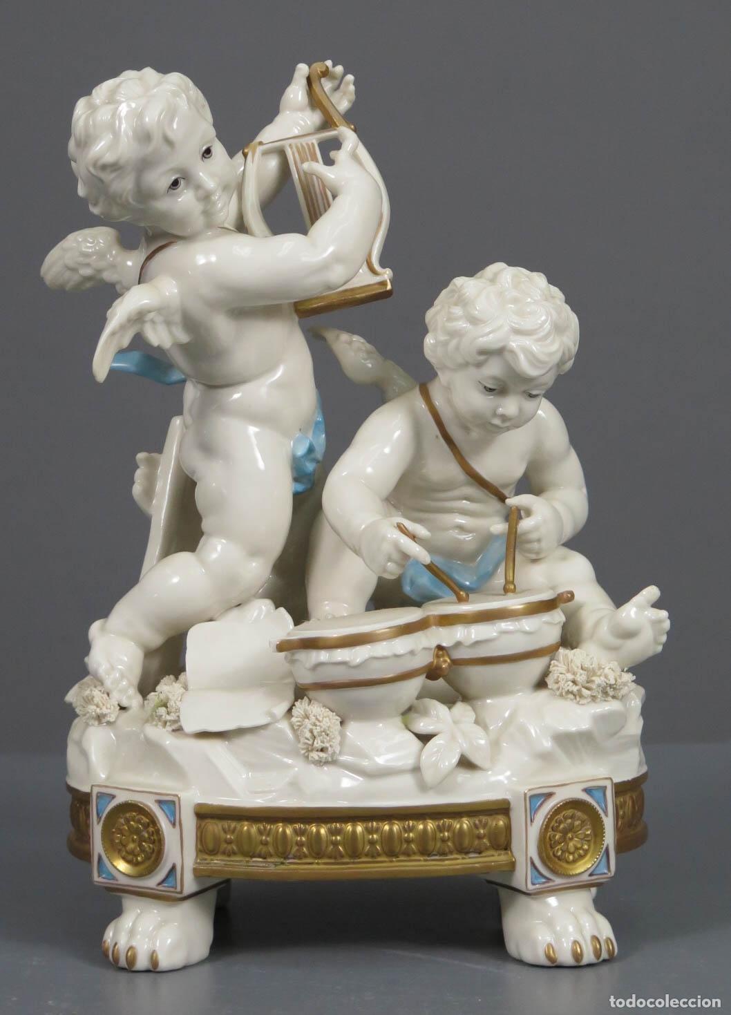 Antig&uuml;edades: ALEGORIA DE LA MUSICA. PUTTI. ALGORA. - Foto 1