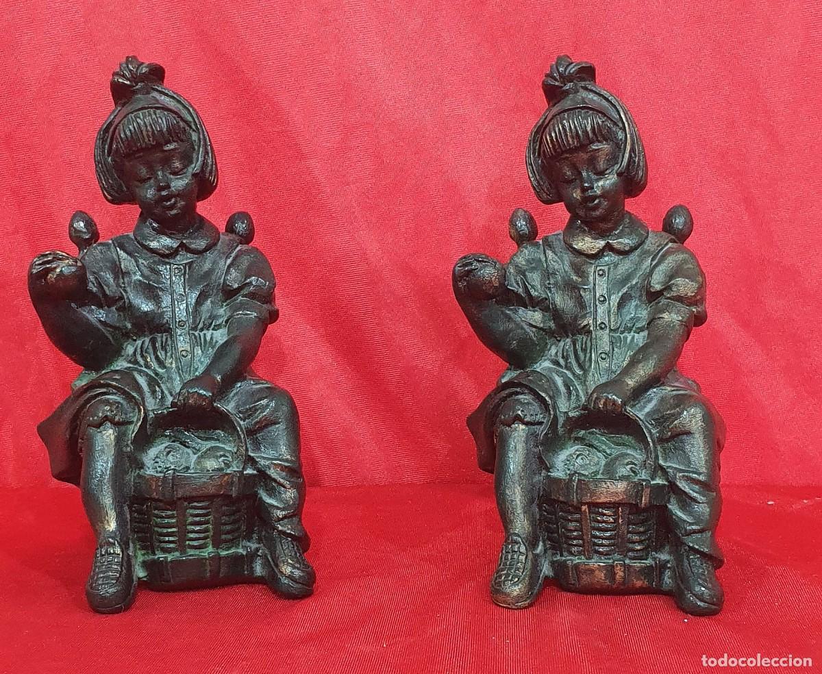 Antig&uuml;edades: Figuras de resina ni&ntilde;a - Foto 1