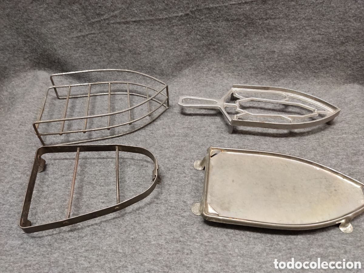 Antig&uuml;edades: Lote soportes plancha - Foto 2