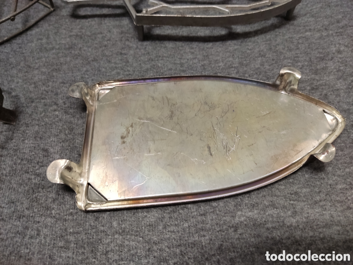 Antig&uuml;edades: Lote soportes plancha - Foto 4