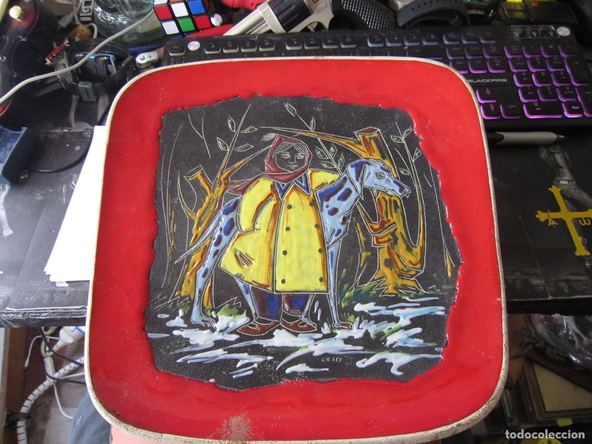 Antig&uuml;edades: CERAMICA CASES PLATO GRANDE - Foto 4