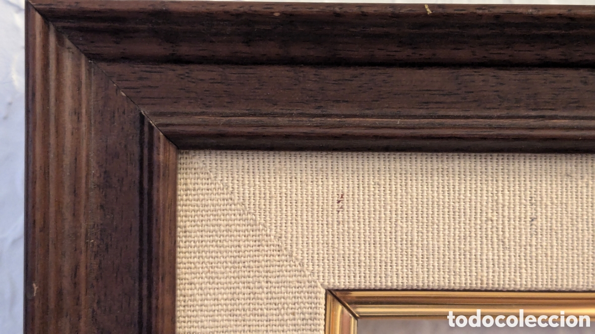 Antig&uuml;edades: Marco antiguo de madera - Foto 2