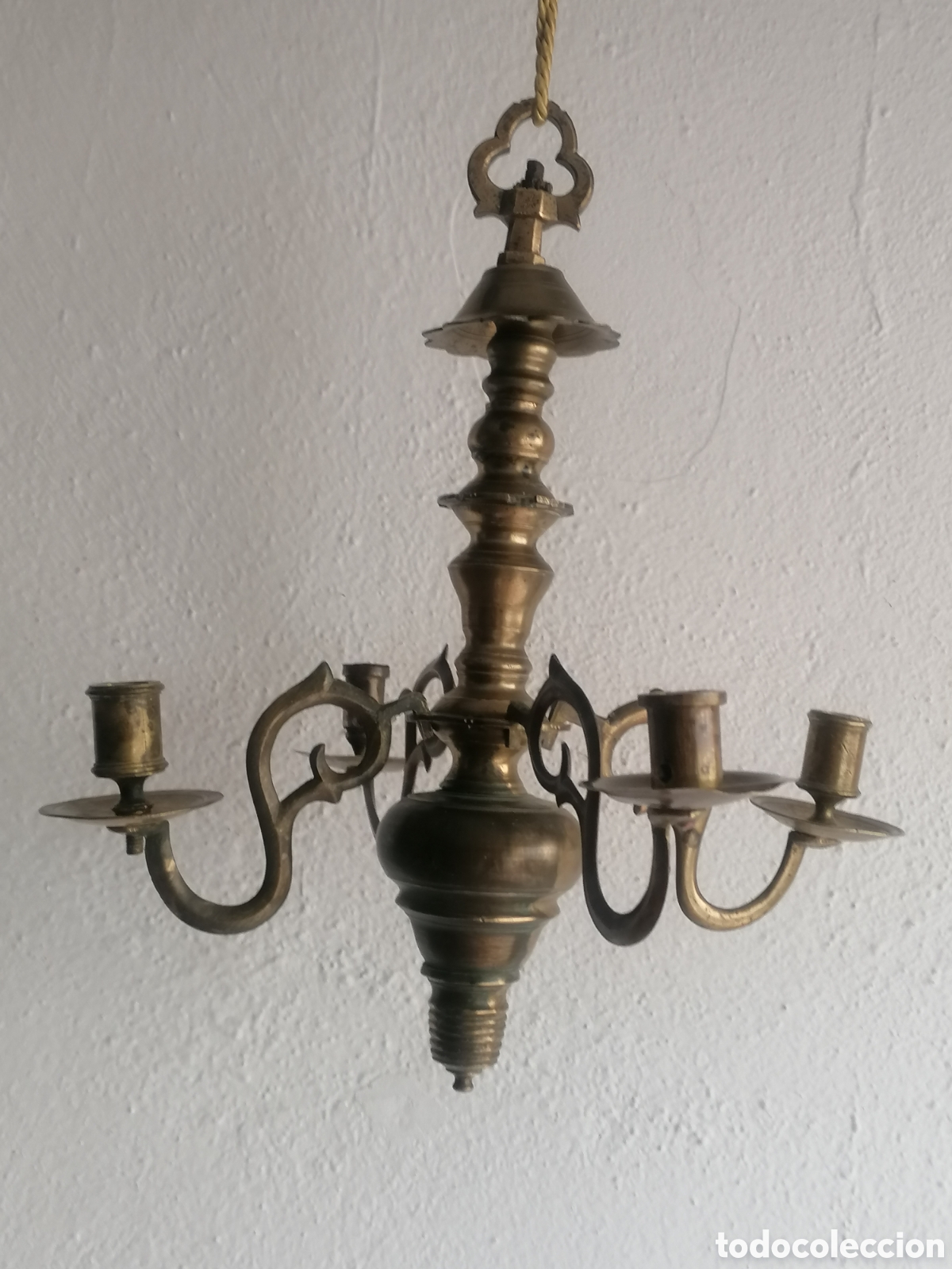 Antig&uuml;edades: Candelabro de techo antiguo - Foto 1