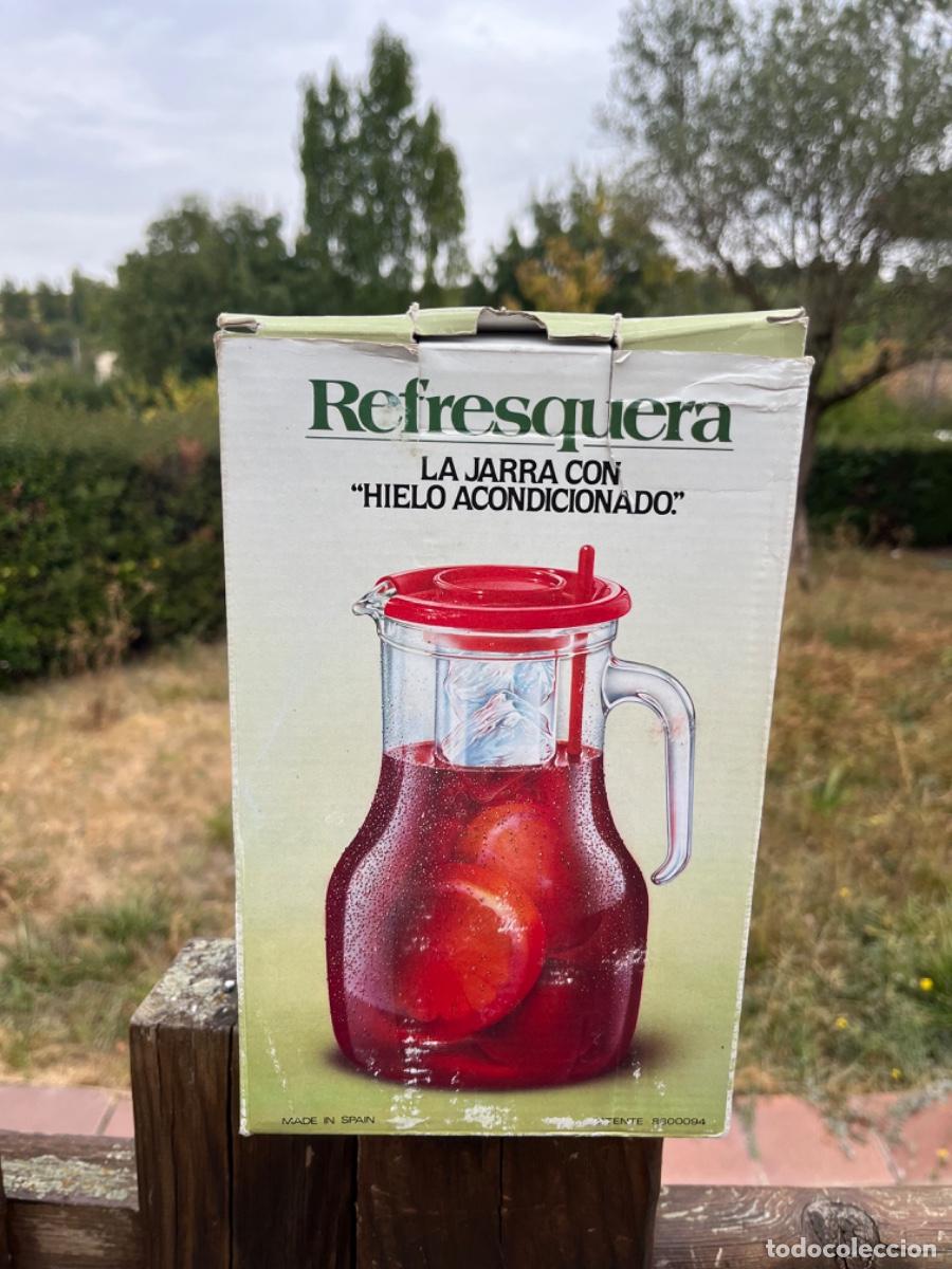 Antig&uuml;edades: La Casera, jarra cristal limonada - Foto 1