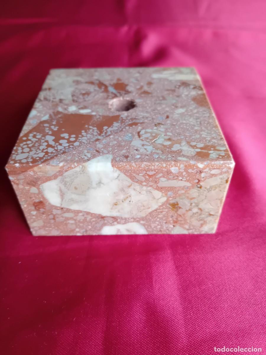 Antig&uuml;edades: Peana de m&aacute;rmol veteado - Foto 4