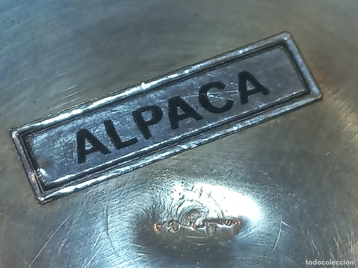 Antig&uuml;edades: CENTRO ALPACA (pie tres peces) - Foto 9