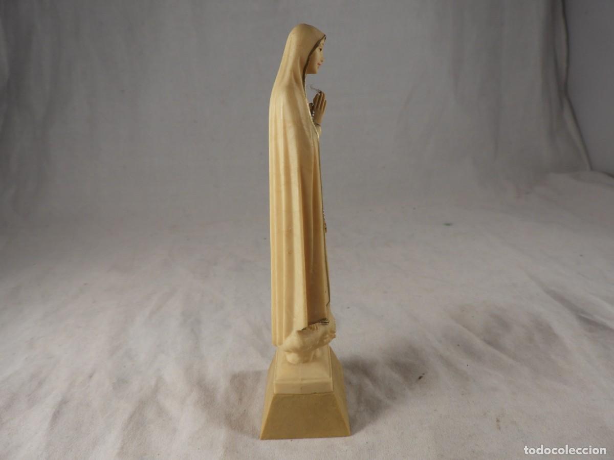 Antig&uuml;edades: VIRGEN DE FATIMA DE PLASTICO DURO - Foto 4
