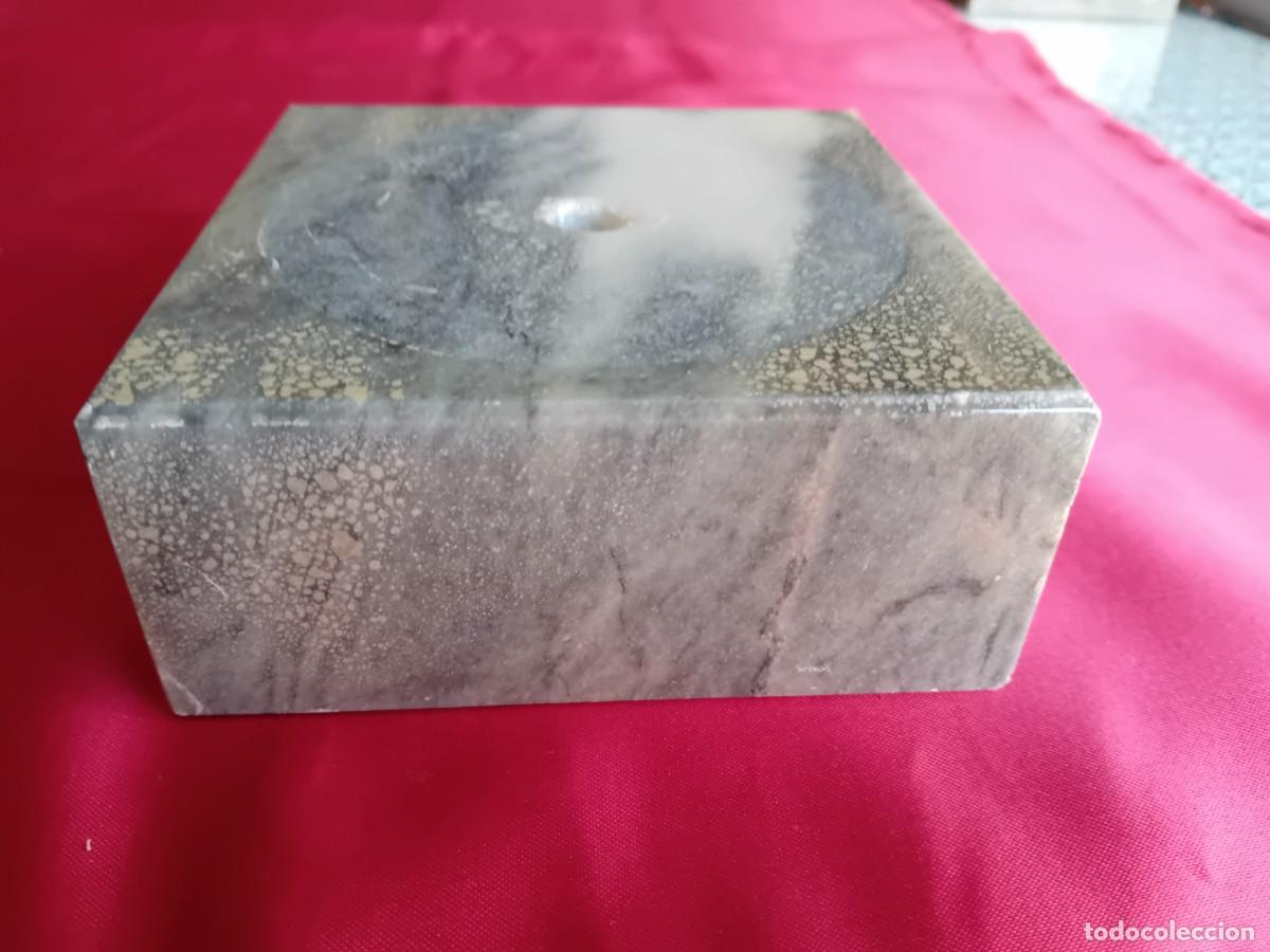 Antig&uuml;edades: Peana de m&aacute;rmol gris veteado - Foto 1