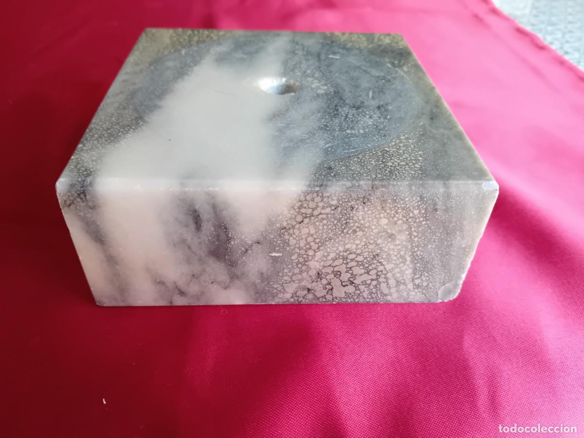 Antig&uuml;edades: Peana de m&aacute;rmol gris veteado - Foto 3